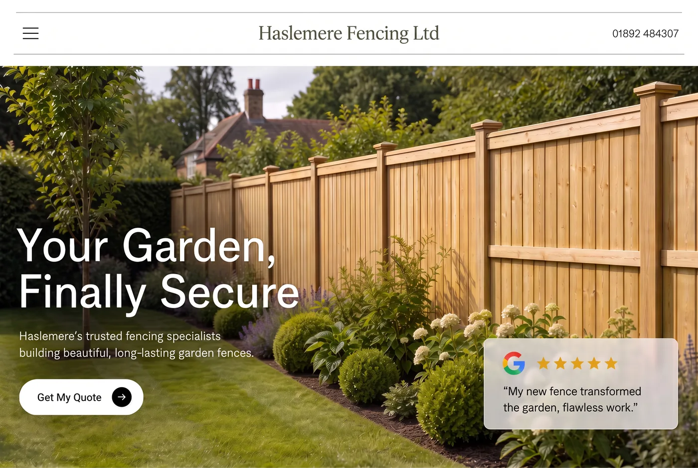 After: redesigned website